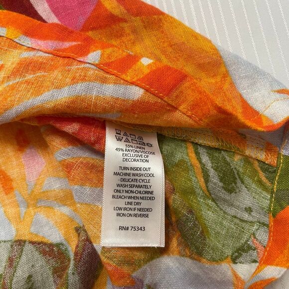 NWT C&C California Palm Linen Maxi Dress Size Small New - Picture 2 of 7